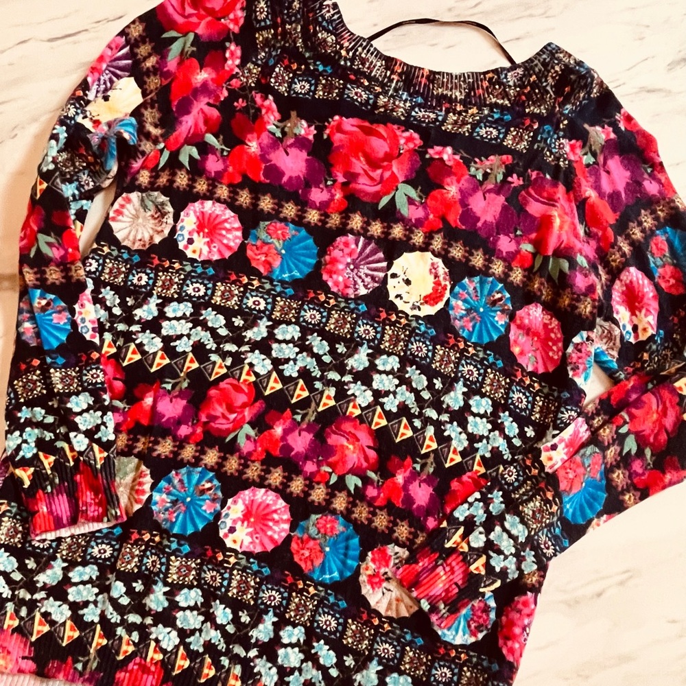 Desigual Colorful Knit Sweater XL - Accepting offers